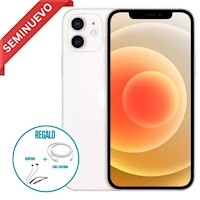 PHONE 12 de 128 GB Blanco Reacondicionado + Regalo